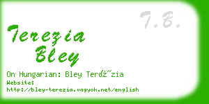 terezia bley business card